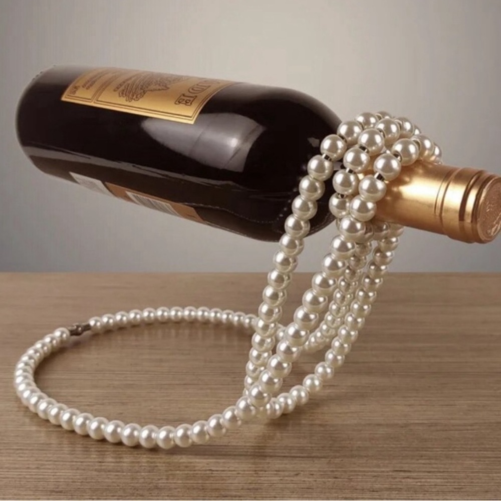 🔥✨New Invisible Pearls Wine bottle stand✨💕